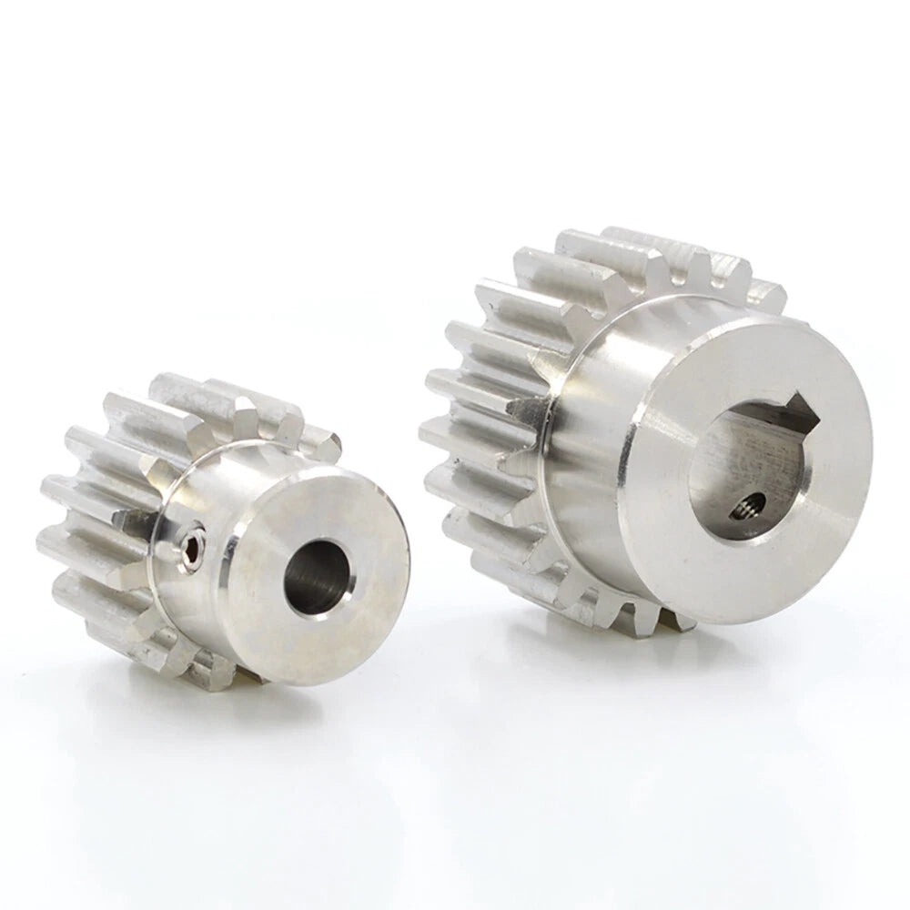 2 Module 12~30 Teeth, 8mm-25mm Bore Stainless Spur Gear, Drive Gearbox With Hub