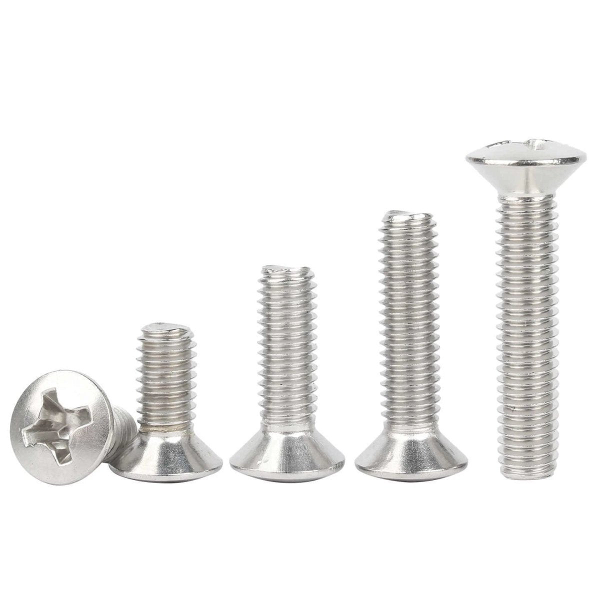 Phillips Oval Head Machine Screws Stainless Steel — M1.6 to M10, All Sizes - HomeDIYer