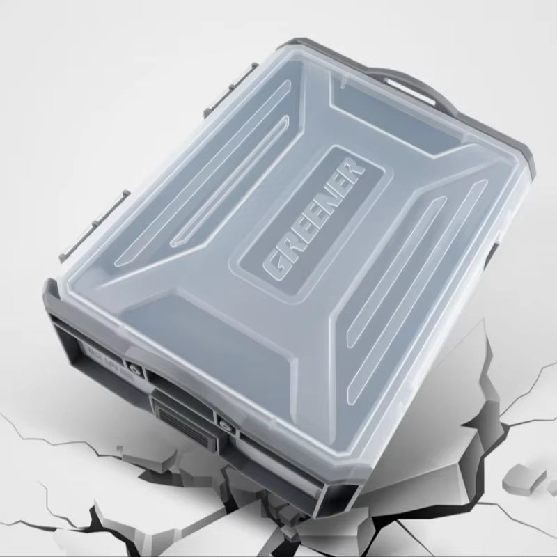 Storage Box Multifunctional Plastic Hardware Tool Parts Box Household Sorting Box Batch Head Small Screw Accessories - HomeDIYer