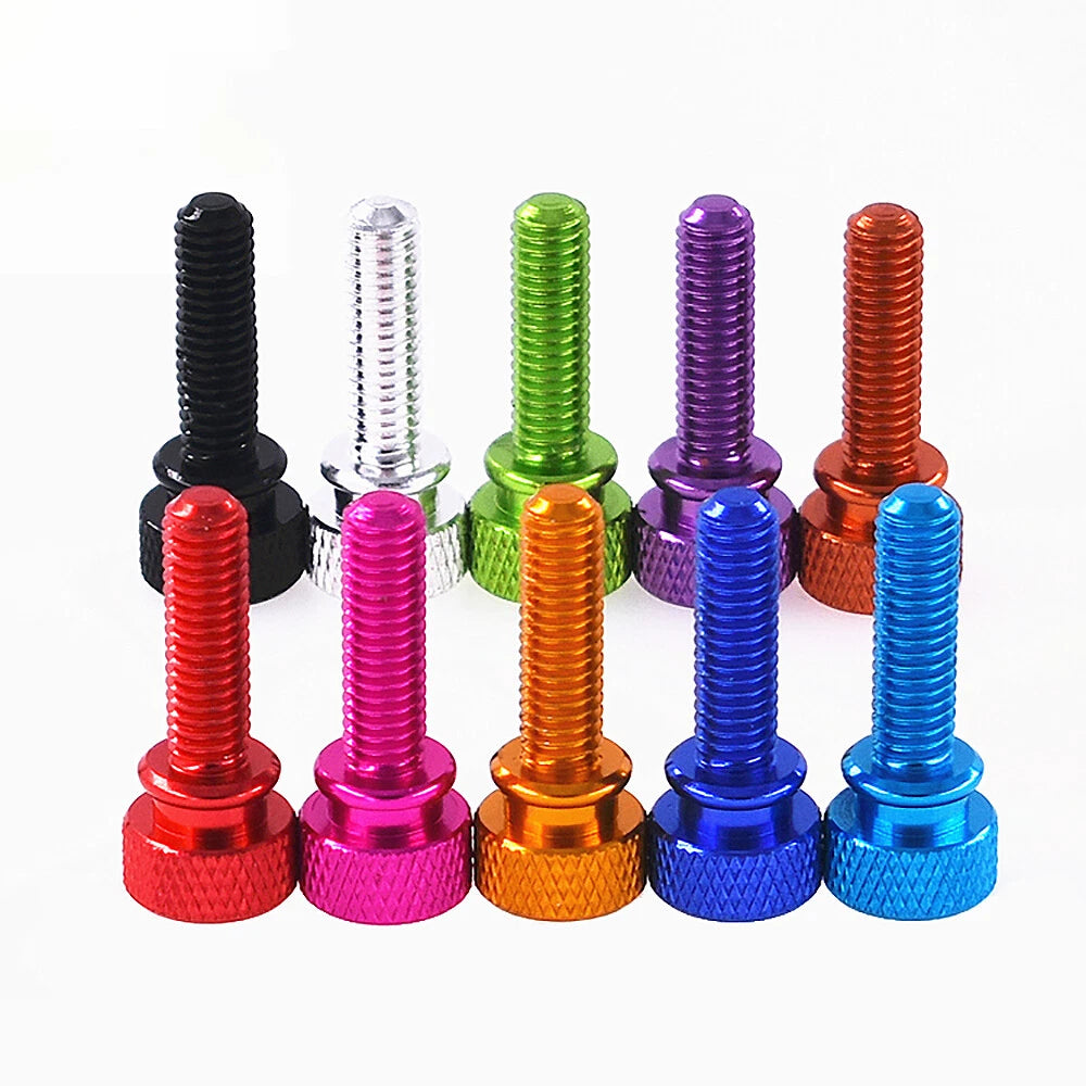 M6 x20mm Grip Knob Bolt Knurled Thumb Screw Flat Thumb Screws Hand Tighten Screw