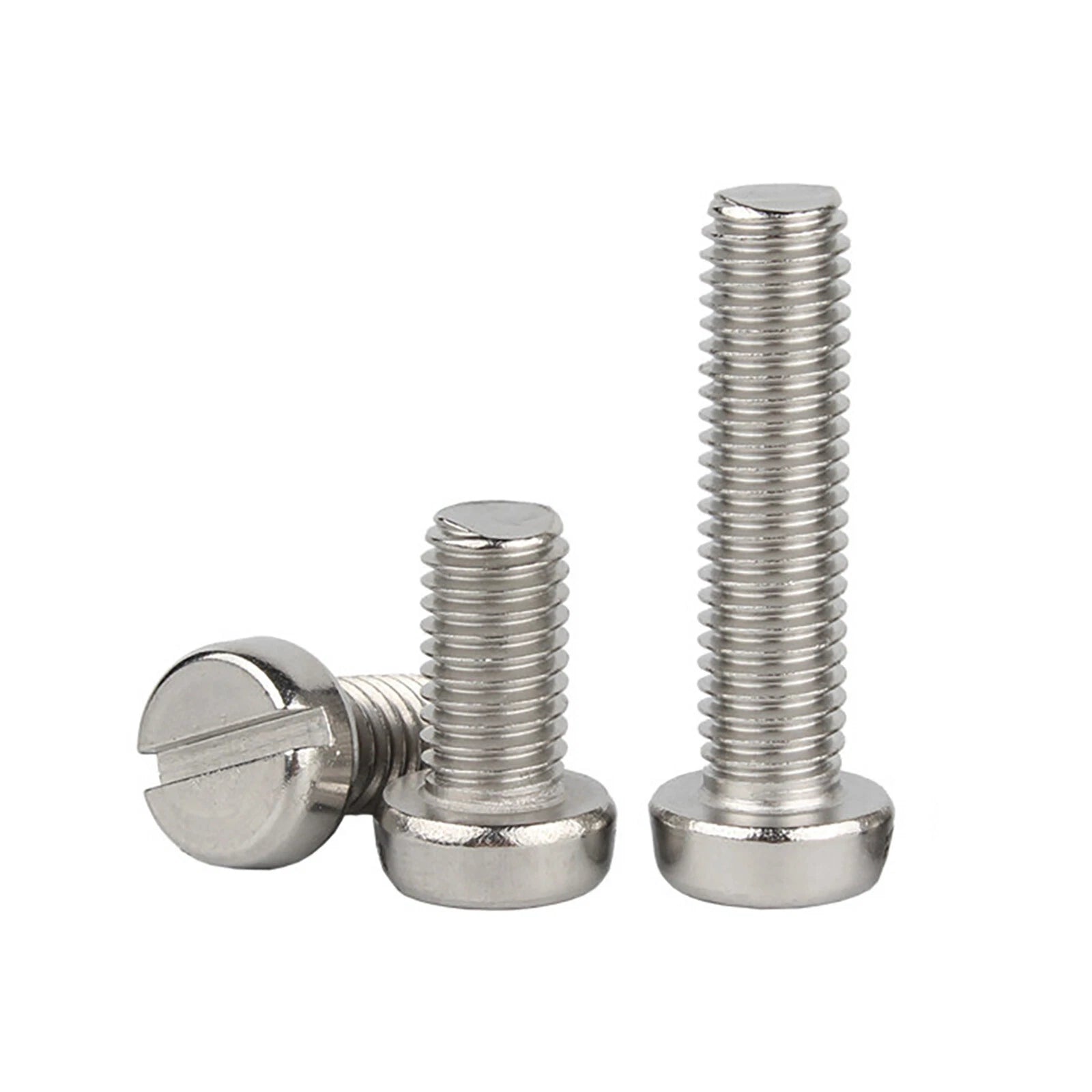 M1.6 to M10 Slotted Cheese Head Machine Screws | A2 Stainless Steel DIN 84