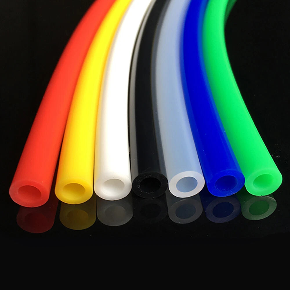 6mm x 8mm Food Grade Silicone Tubing — Flexible Hose Pipe, 14 Colors, Cut to Length