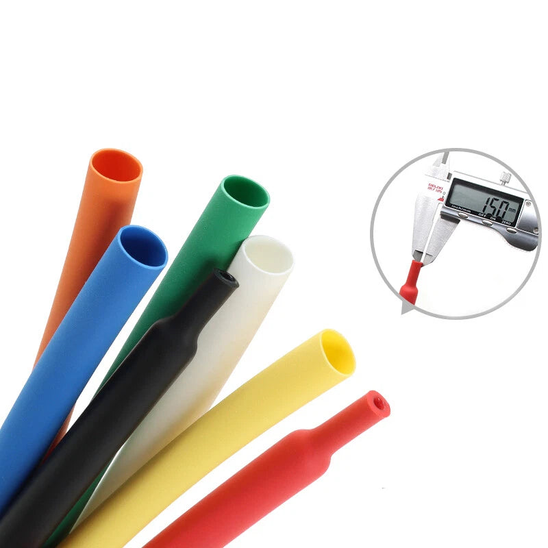 White Adhesive Heat Shrink Tubing 3:1 Ratio — φ1.6mm to φ39mm