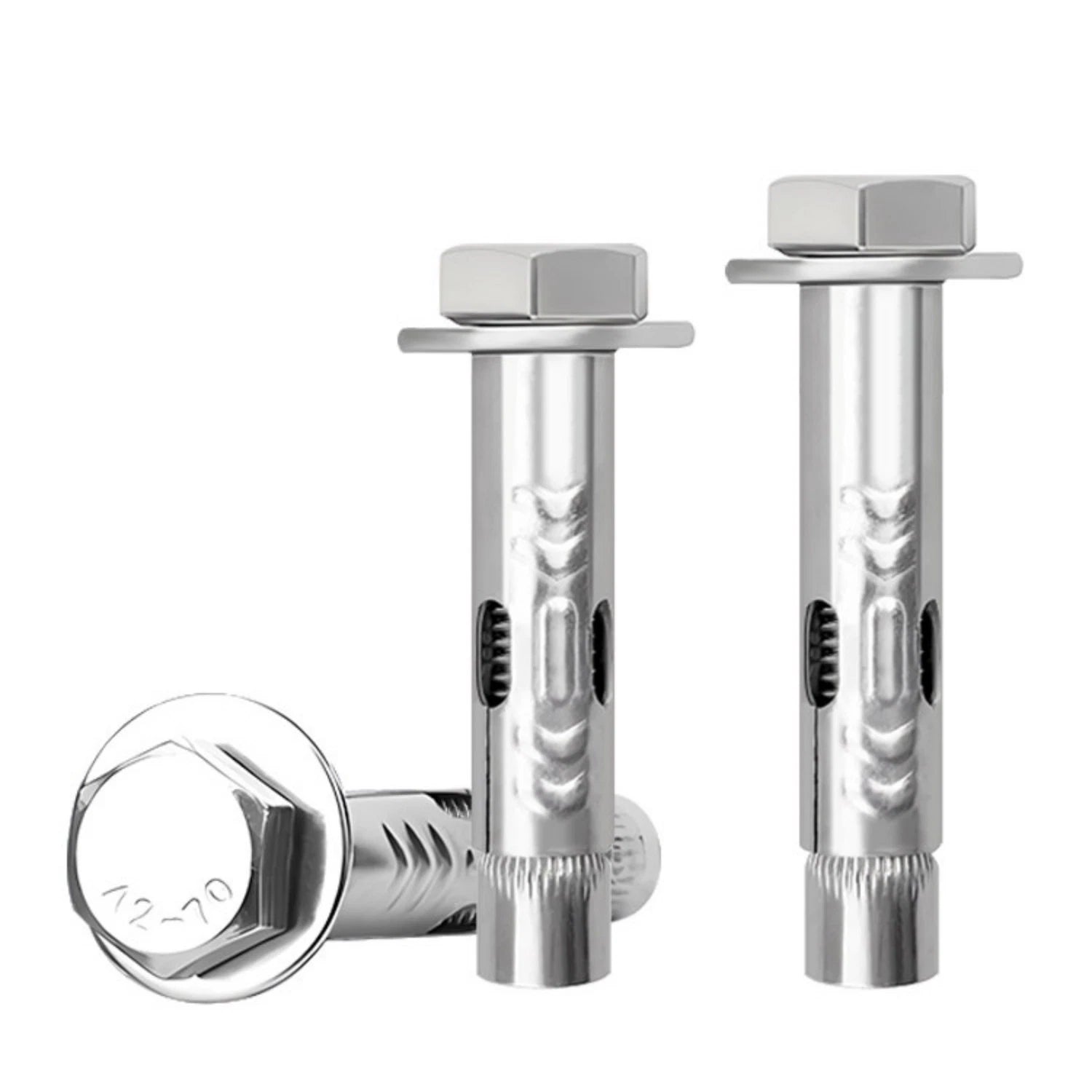 Stainless Steel Expansion Bolts for Masonry — M6 M8 M10 M12 Wall Anchor Screws