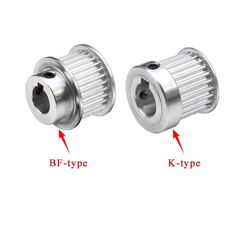 3M Timing Belt Pulley 20-38 Teeth BF/K Type Synchronous Wheel Bore 4mm-19mm