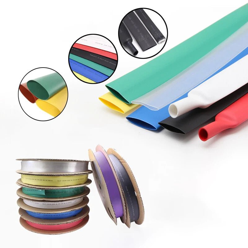 2:1 Heat Shrink Tubing – Dual - Wall Polyolefin, φ14mm to φ25mm, 7 Colors - HomeDIYer