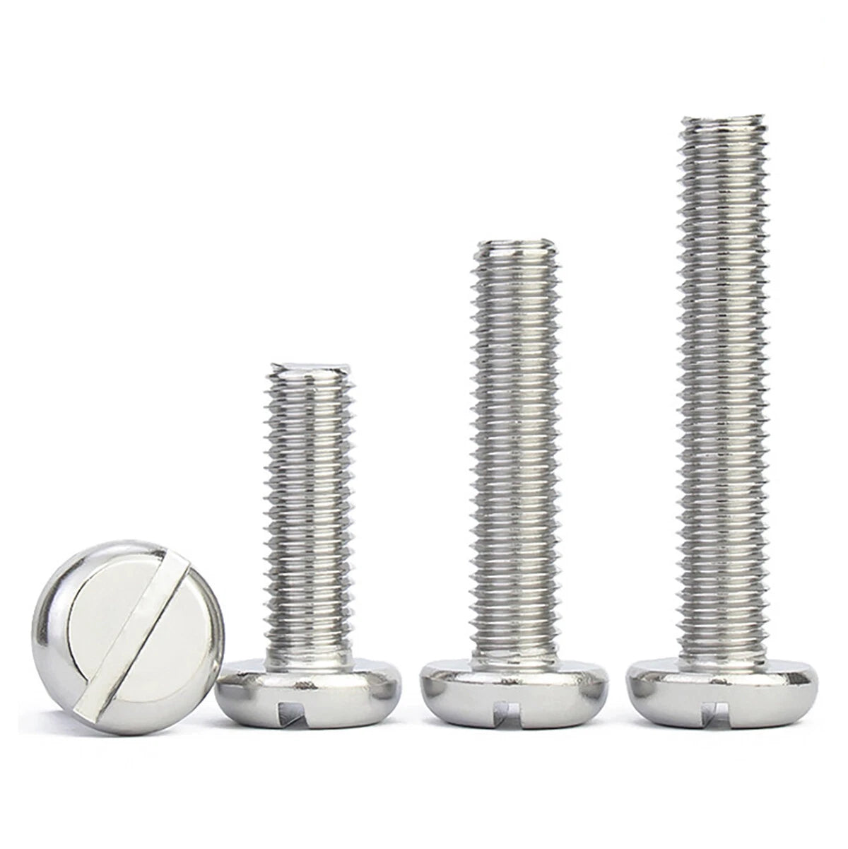 Slotted Pan Head Machine Screws A2 Stainless Steel DIN 85 — M1.6 to M10