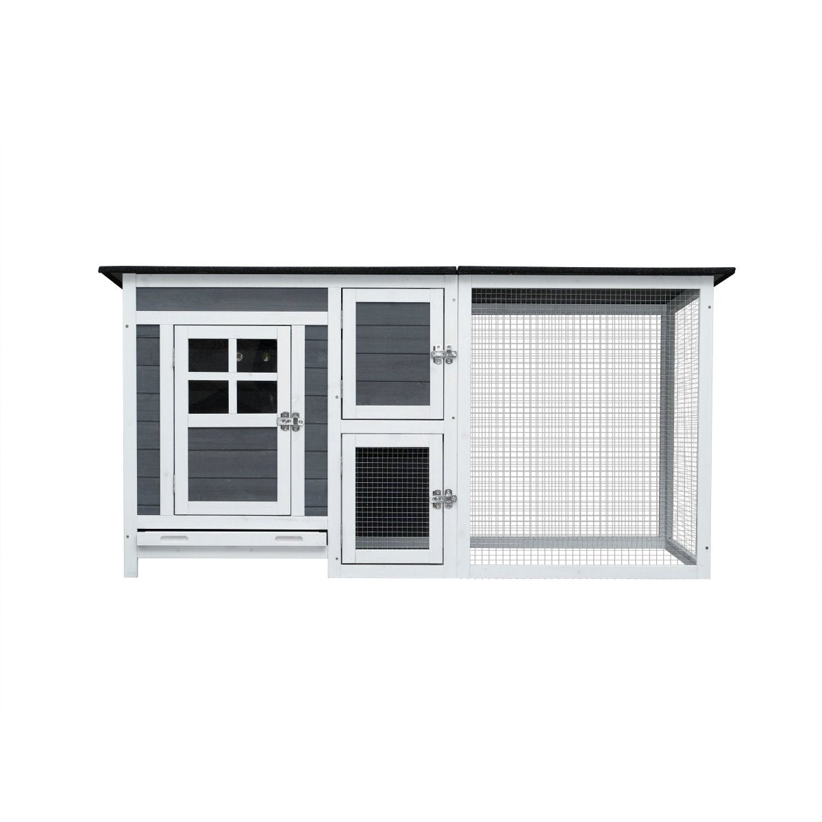 Outdoor Indoor Poultry Cage Small Animal House outdoor chicken hutch coop with running cage - HomeDIYer