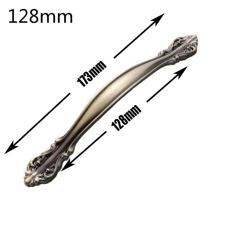 European Style Simple Zinc Alloy cabinet pulls 96 - 128mm Pull handle - HomeDIYer