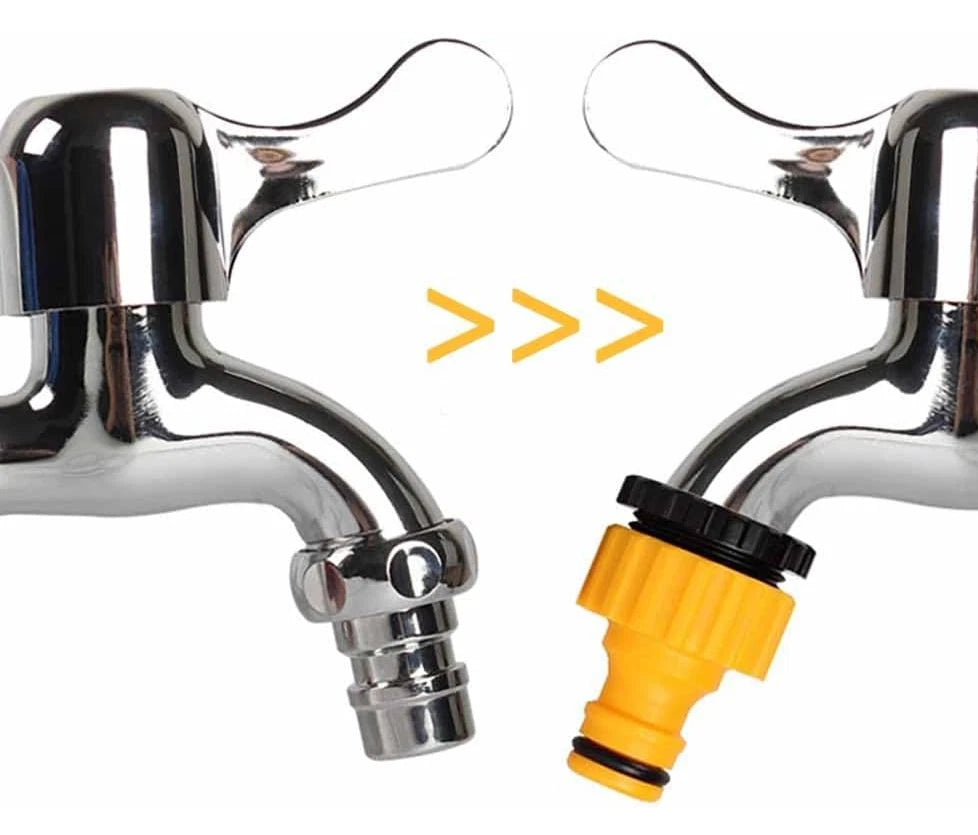 1/2/3/4/5 Sets Universal Plastic Water Connector 1/2" 3/4" Hose Plumbing Fitting