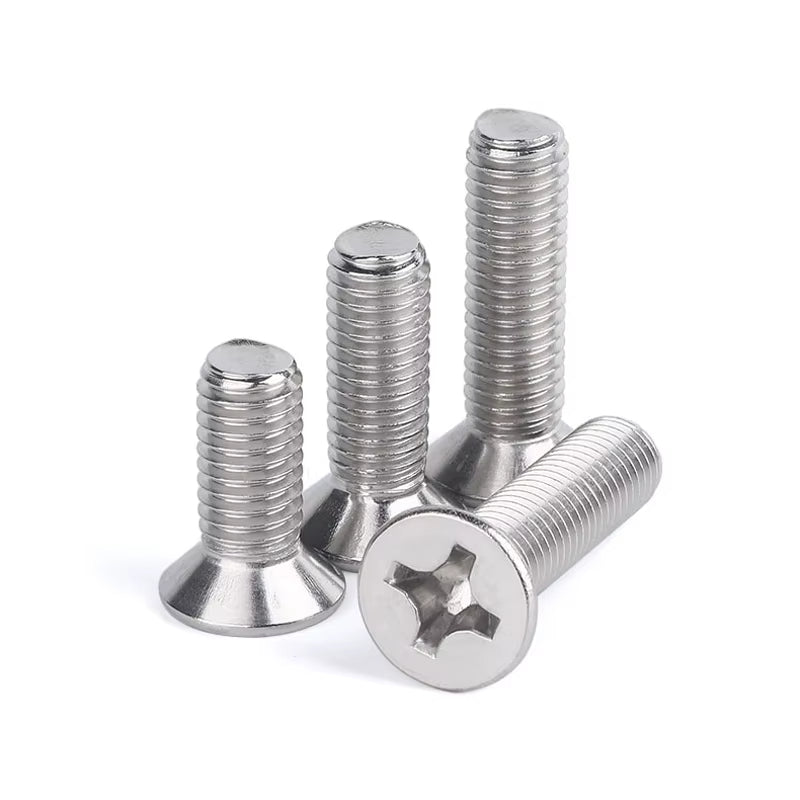 304 Stainless Steel Flat Head Phillips Machine Screw M1 M1.2 M1.4 - HomeDIYer