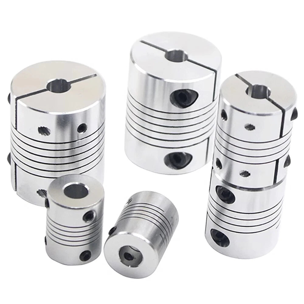 Inner Orifice 5-10mm Flexible Shaft Coupling Rigid Stepper Motor Coupler D20*L25
