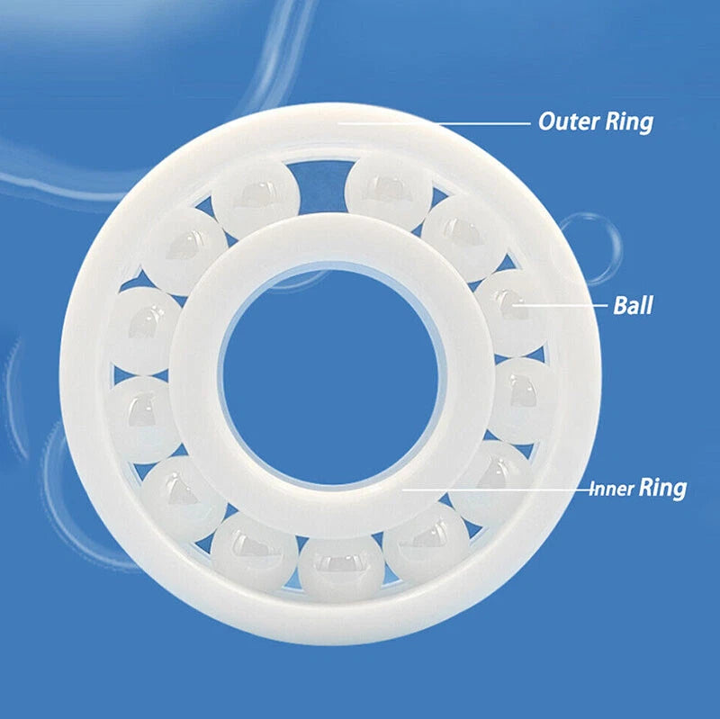 ZrO2 Zirconium Oxide Full Ball Ceramic Bearings Large Model 6210 6211 6212