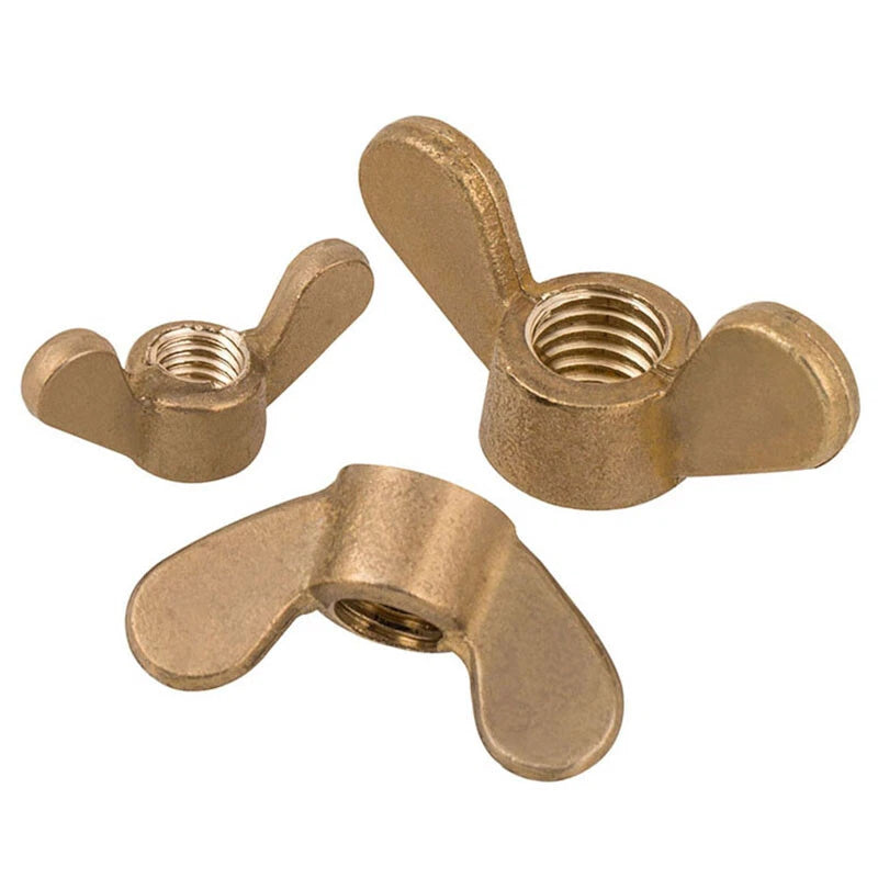 Solid Brass Wing Nuts For Metric Bolts & Screws Brass Wing Nut M4 M5 M6 M8~M12