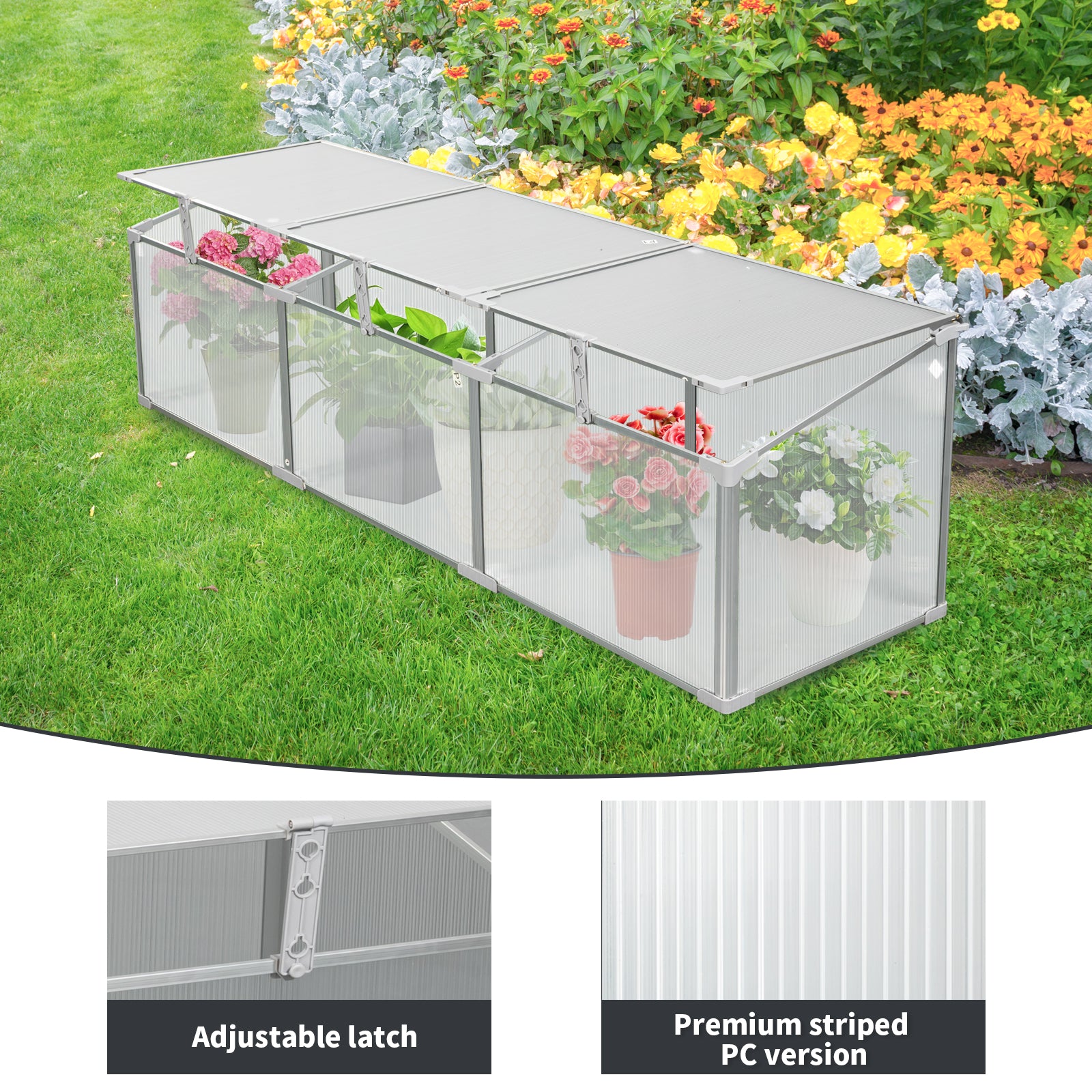 Polycarbonate Greenhouse for Outdoors in Winter