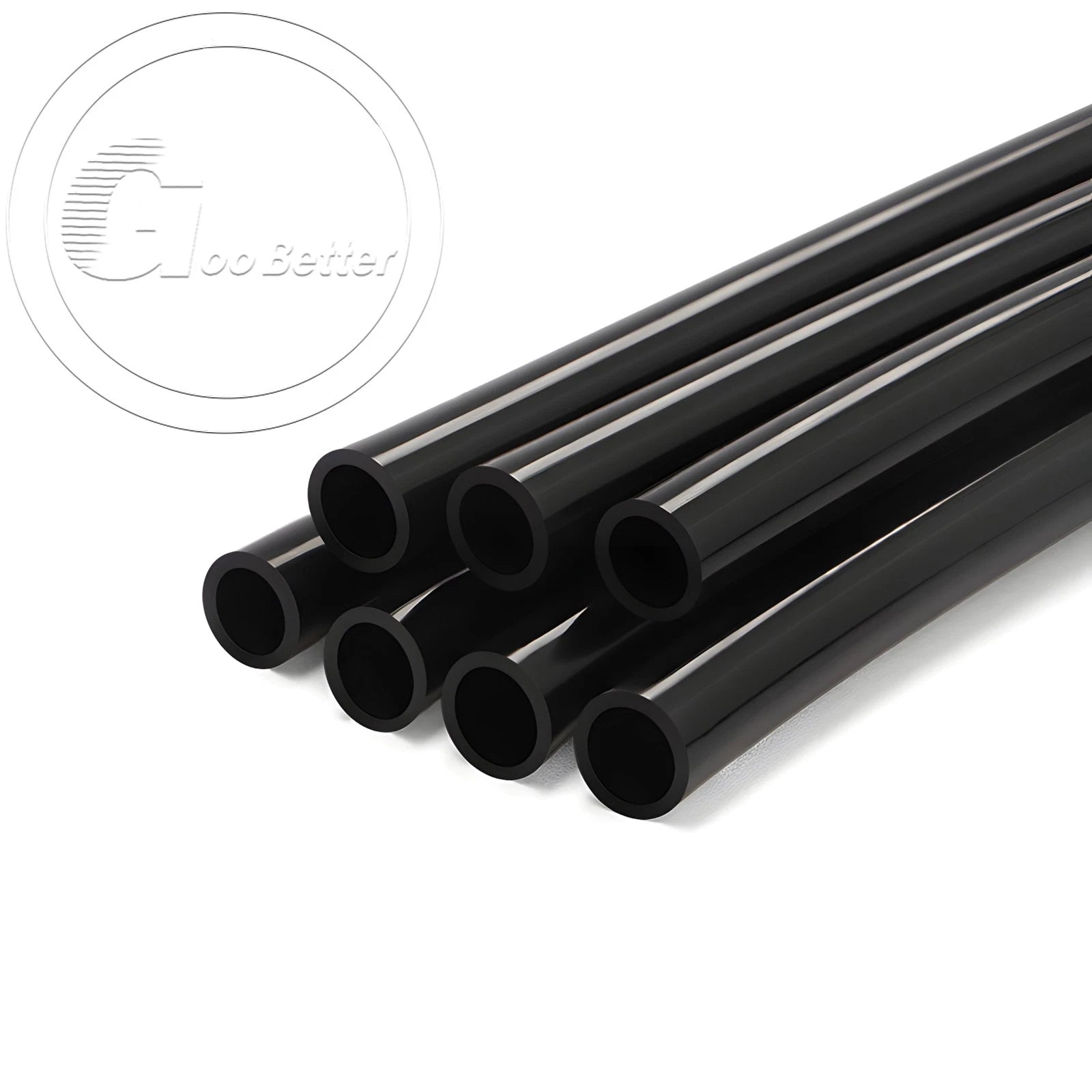 Black Silicone Tube Hose Pipe Food Grade Soft Rubber Flexible Tubing 0.3mm-38mm