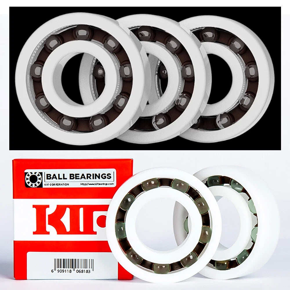 POM Plastic Bearing Glass Ball Miniature Deep Groove Ball Bearings Various Sizes
