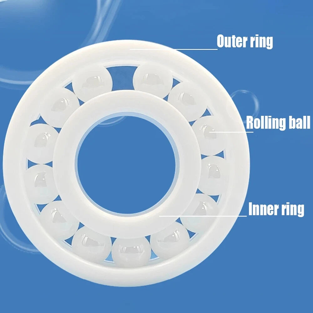 ZrO2 Zirconia Full Ceramic Bearing Full Balls Bearings 400°C Various Sizes