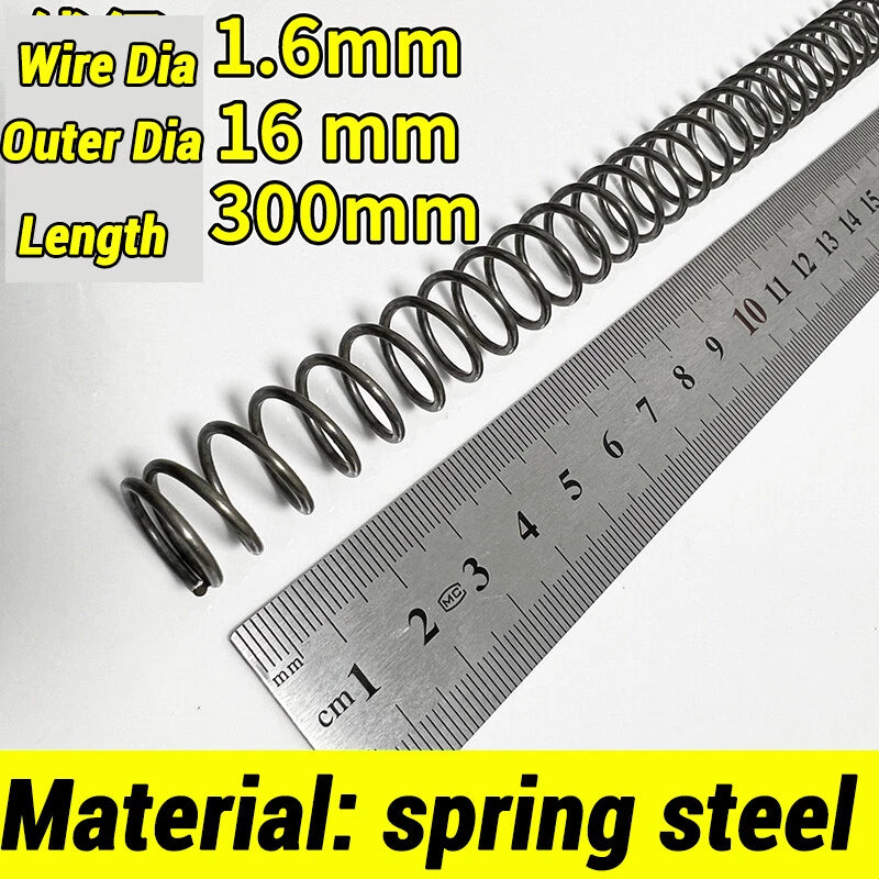 Compression Spring Various Size 2-60mm Diameter & 300mm Length Pressure Small