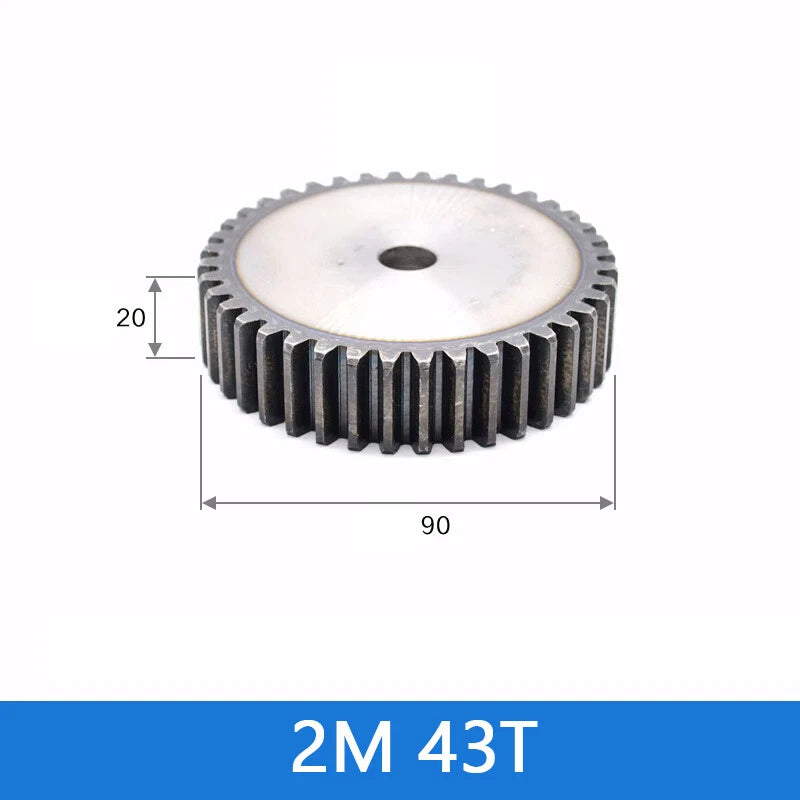 Spur Gear 45# Steel Transmission Gear 1/2 Module 12-160 Teeth Pinion Motor Gear