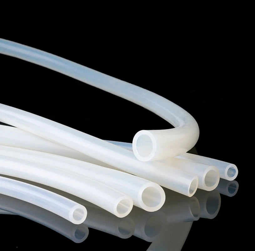 Silicone Vacuum Hose Pipe — White Rubber Tube for Water, Air & Coolant | ID 2mm–38mm