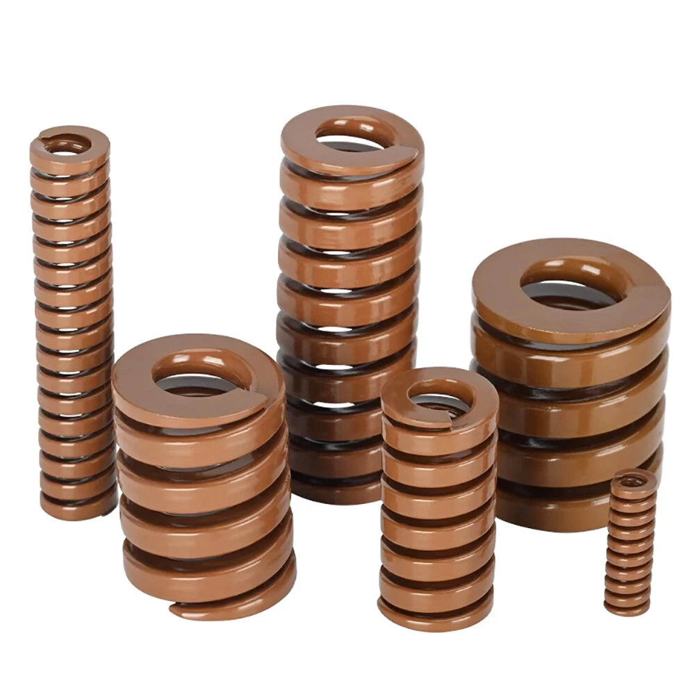 Heavy Load Duty Compression Die Spring Brown 8mm-35mm Outer Dia 20mm-300mm Long