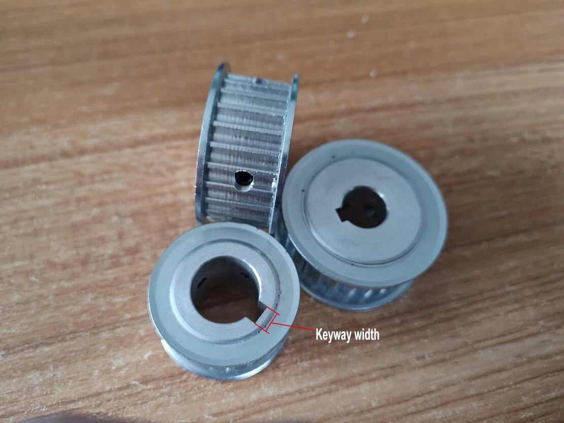 2GT 10mm Timing Belt Smooth Tooth Drive Pulley 50T 55T 60T~80T Bore=4mm~15mm