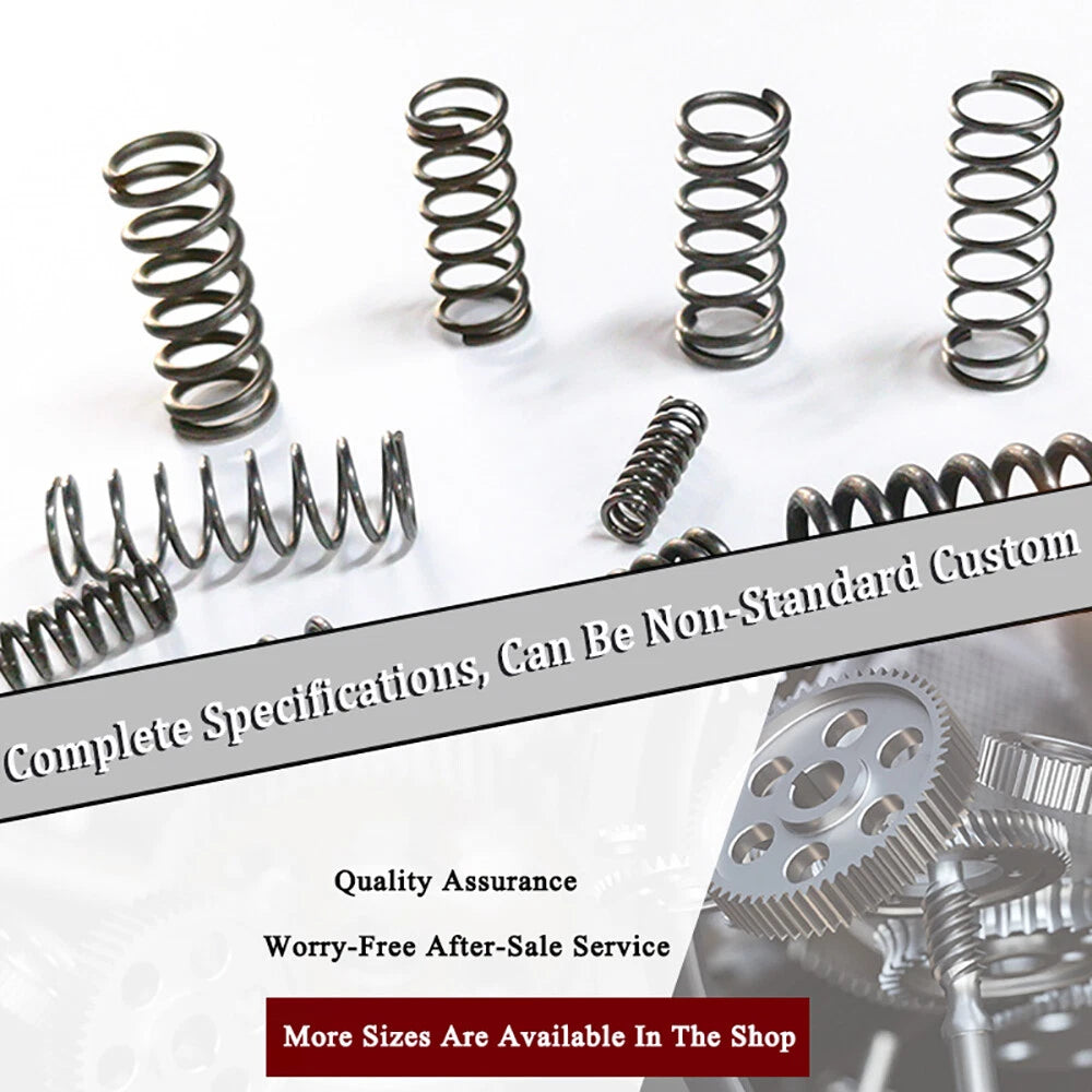 Compression Spring 2.5mm Wire Dia Springsteel Pressure Coil Springs All Lengths