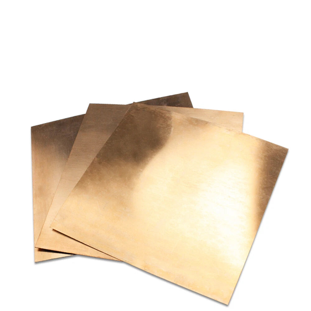 Beryllium Copper Sheets 200x200mm BeCu Foils Plate Panel Strips Thick 0.08-1.2mm