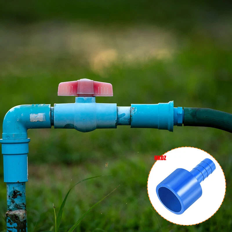 Pagoda 8mm~20mm Plug Blue PVC Pipe Connector Fittings Adapter To Hose OD 20 25mm