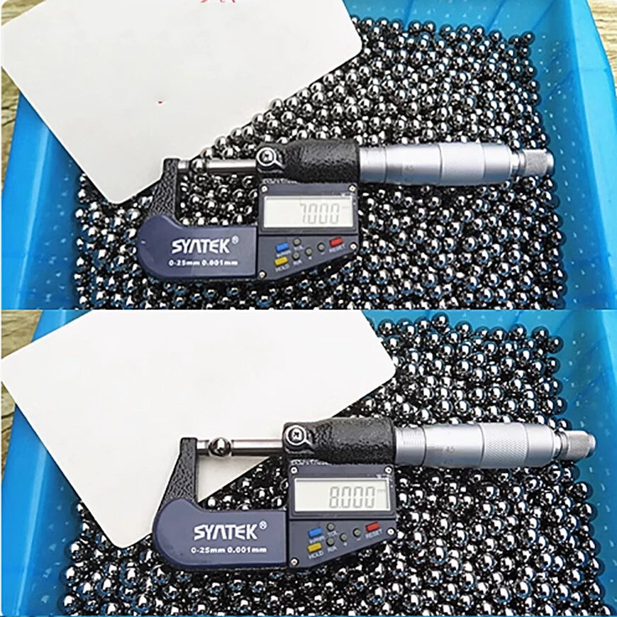 1kg Gcr15 Steel Ball Bearing G10 Replacement Bearings Diameter 5.45mm-6.98mm