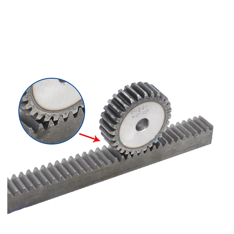 2 Mod Spur Gears 10 - 58 Teeth Metal Spur Transmission Gear 45 Steel Multi-size