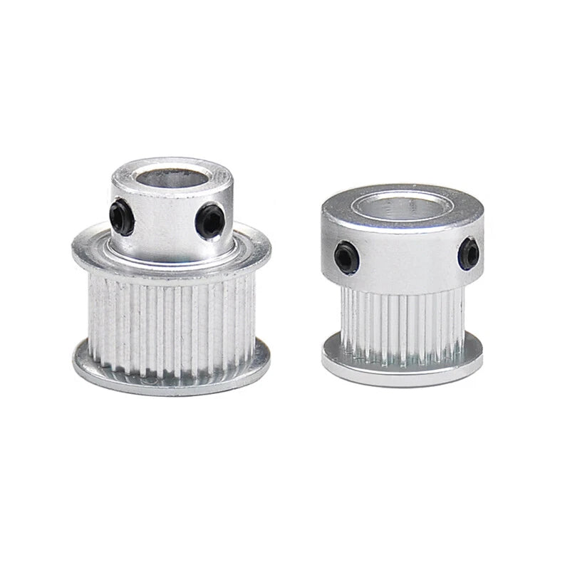 2GT Timing Belt Pulley 16-48 Teeth BF/K Type Synchronous Wheel Bore 4mm-14mm