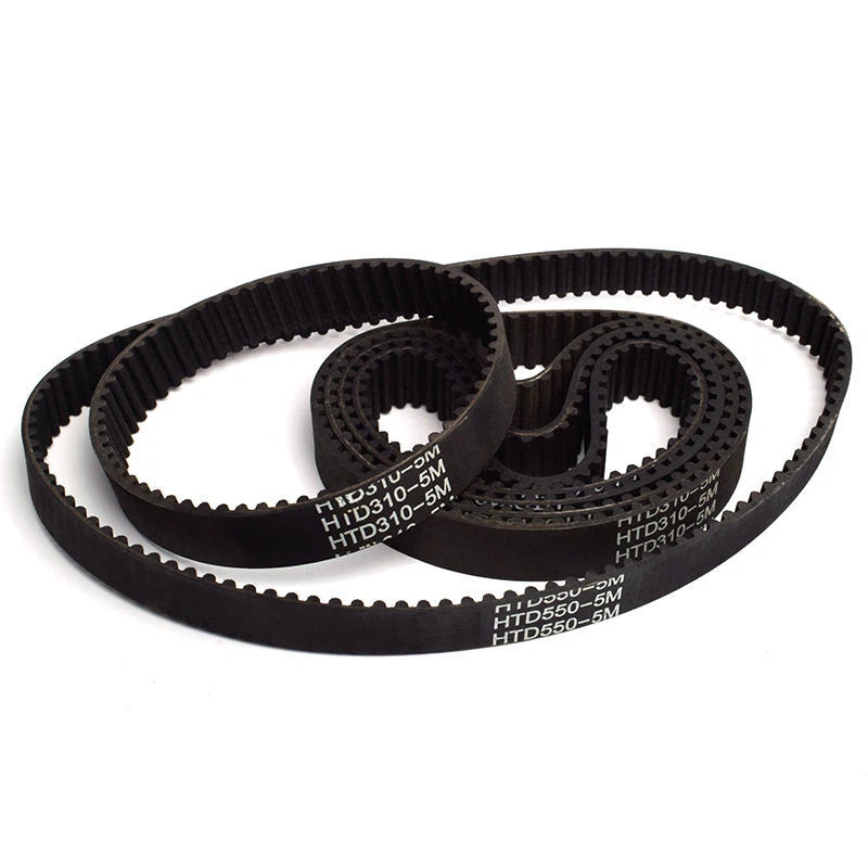 HTD-5M Timing Belt 500–990mm | Closed Loop PU Timing Belt 15mm Width