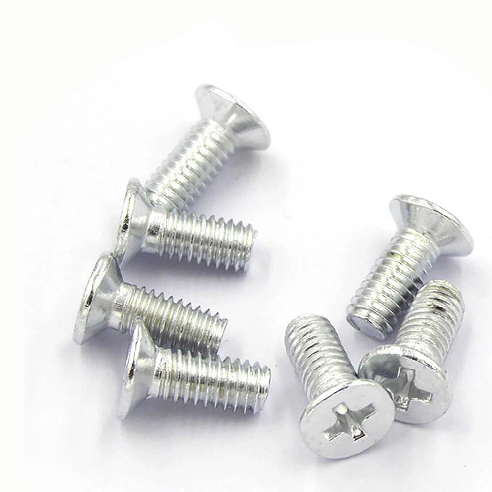 M5 Countersunk Head Phillips Machine Screws | Zinc Plated | Flat Head | 8–20mm - HomeDIYer