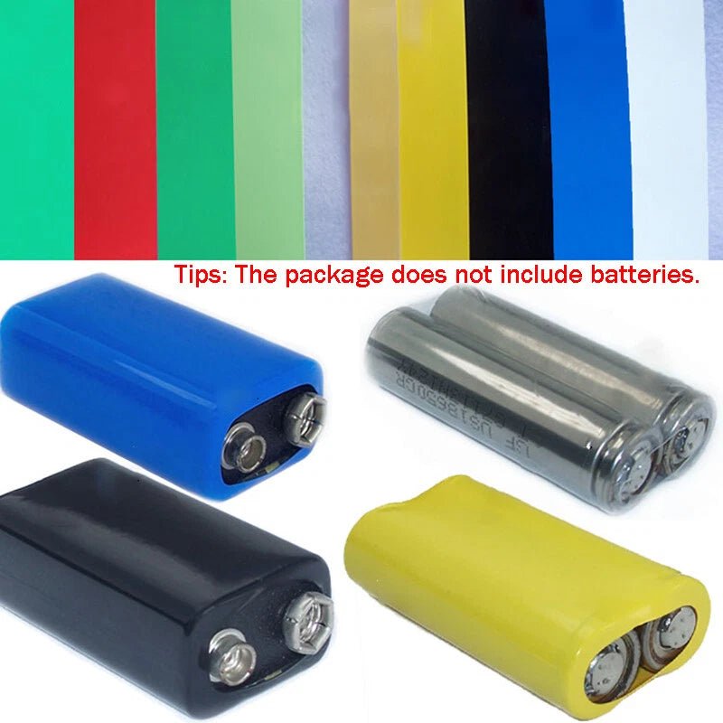 PVC Heat Shrink Tubing for Battery Wraps & Wire Insulation – 160mm to 235mm, Multiple Colors & Lengths - HomeDIYer