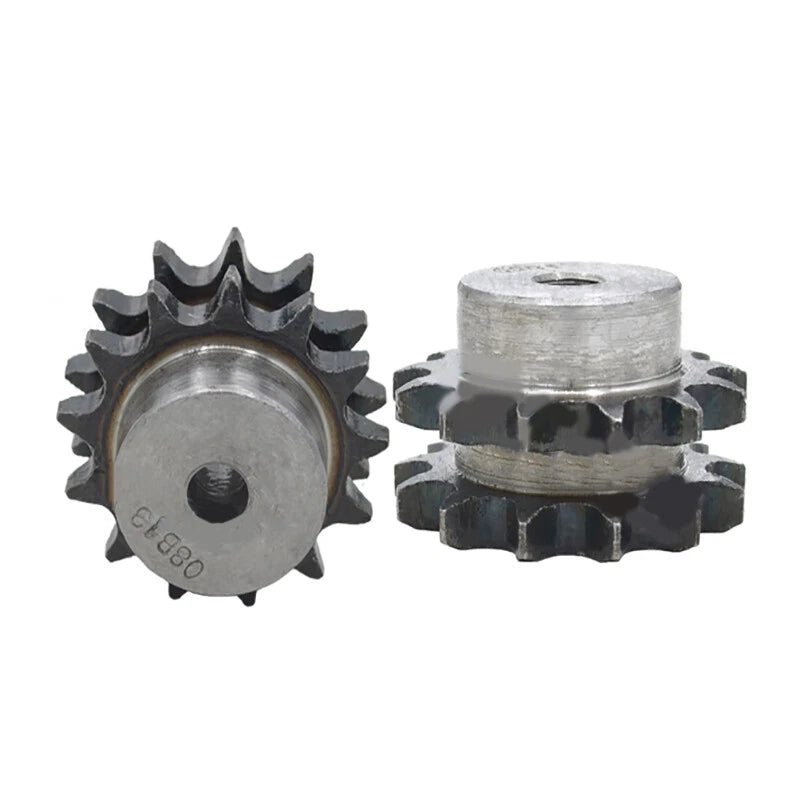 #40 Chain Sprocket 10T-60T Pitch 12.7mm Double Row Tooth for #40 Roller Chain
