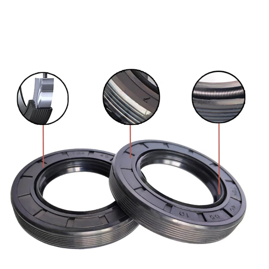 TC Oil Seal NBR Double Lip Skeleton Seal for Rotation Shaft — ID 8–35mm