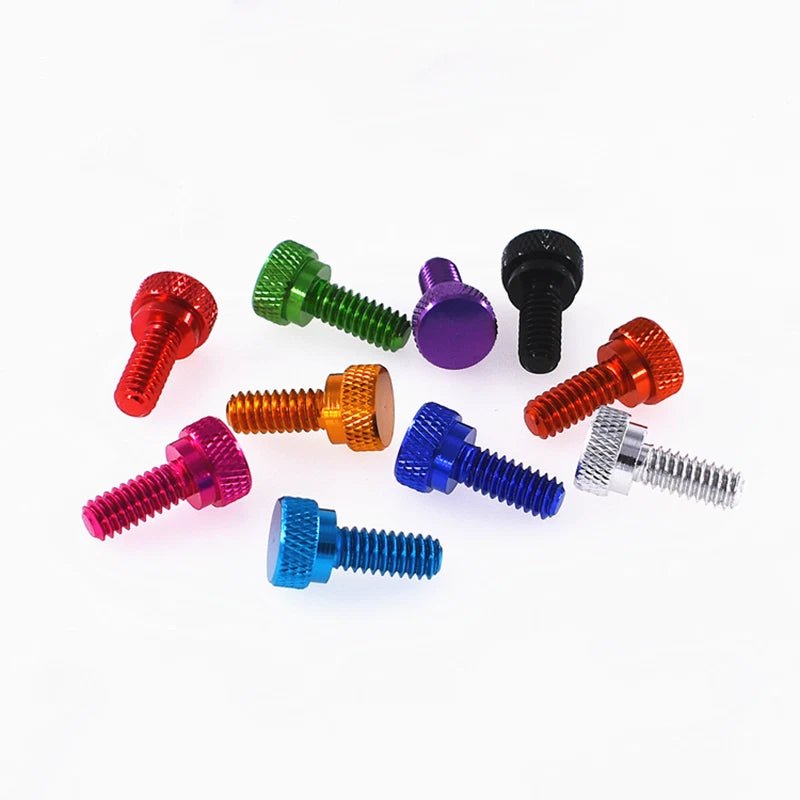 UNC 1/4 - 20 Aluminum Alloy Knurled Thumb Screws – High - Type Hand Grip Knob Bolts - HomeDIYer