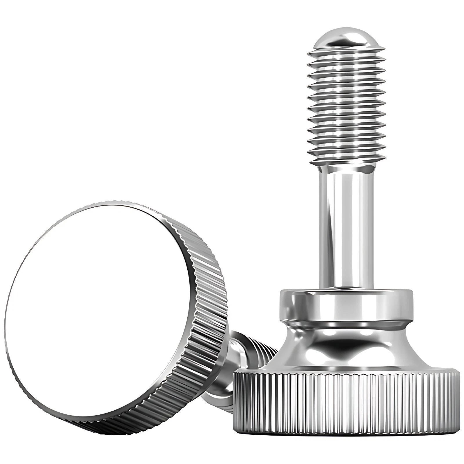 Knurled Thumb Screws Stainless Steel — M2 M2.5 M3 M4 M5 M6 M8 M10 Hand Knob Bolts