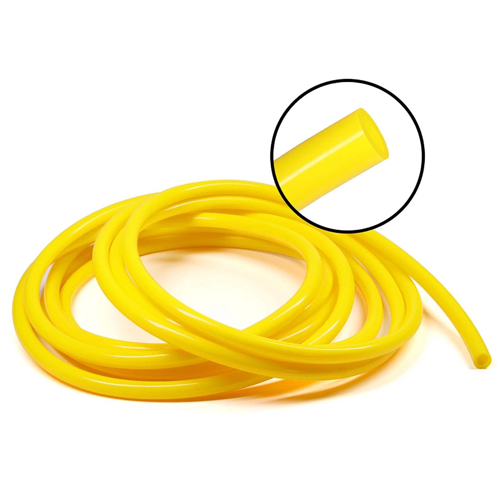 Yellow Silicone Tube Hose Pipe Food Grade Soft Rubber Flexible Tubing 1mm-31mm