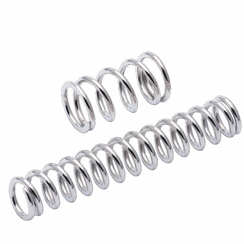 Compression Spring 2.5mm Wire Diameter 22-40mm Dia 30-100mm Length Nickel Plated