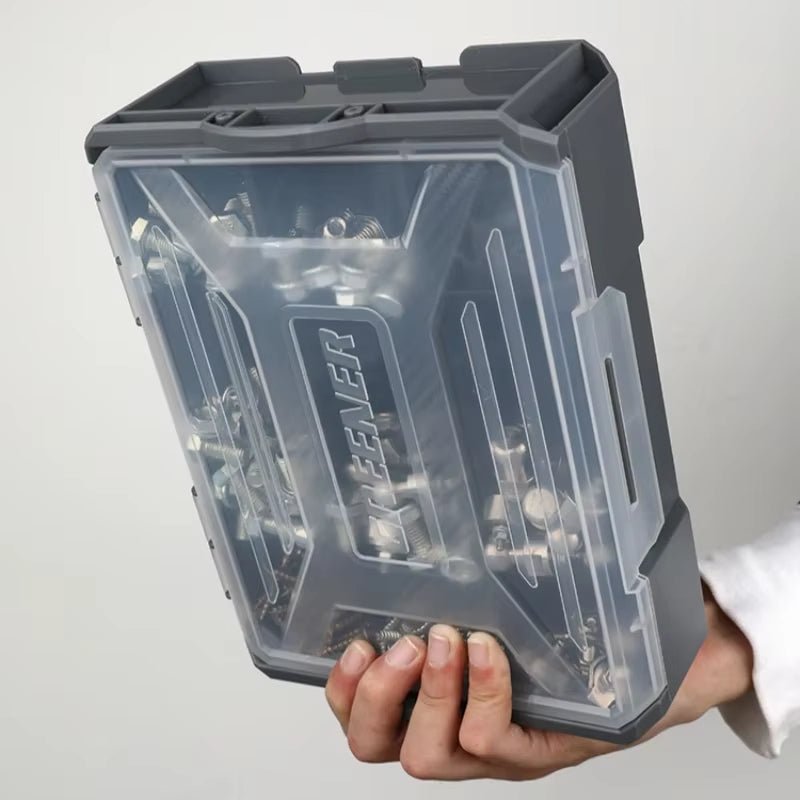 Storage Box Multifunctional Plastic Hardware Tool Parts Box Household Sorting Box Batch Head Small Screw Accessories - HomeDIYer