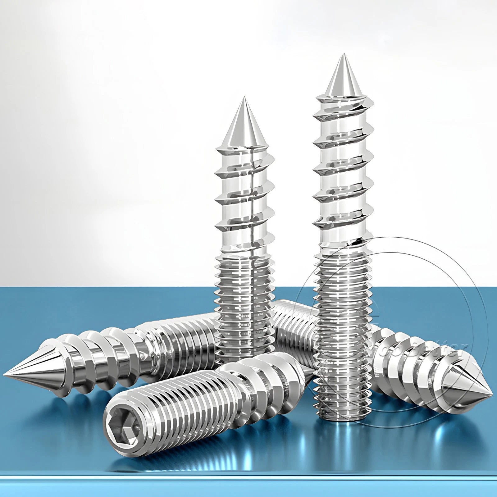 A2 Stainless Steel Hanger Bolts Dual Thread Dowel Screws M4–M12 for Furniture