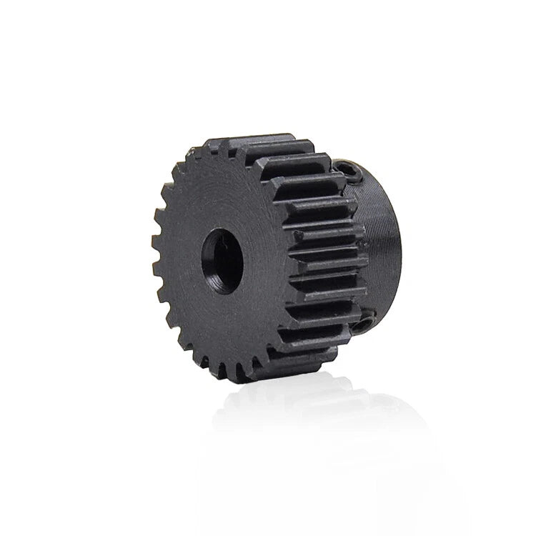 Mod 1 Steel Spur Gear 15 Tooth Bore 4/5/6/7/8mm Transmission Pinion with Screw