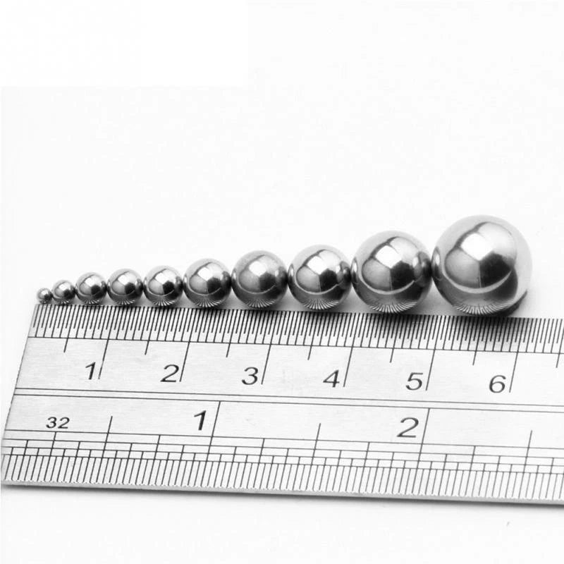 50/100/200pcs Rolling Ball Bearings 3mm-6mm Catapult Slingshot Ammo Steel Ball