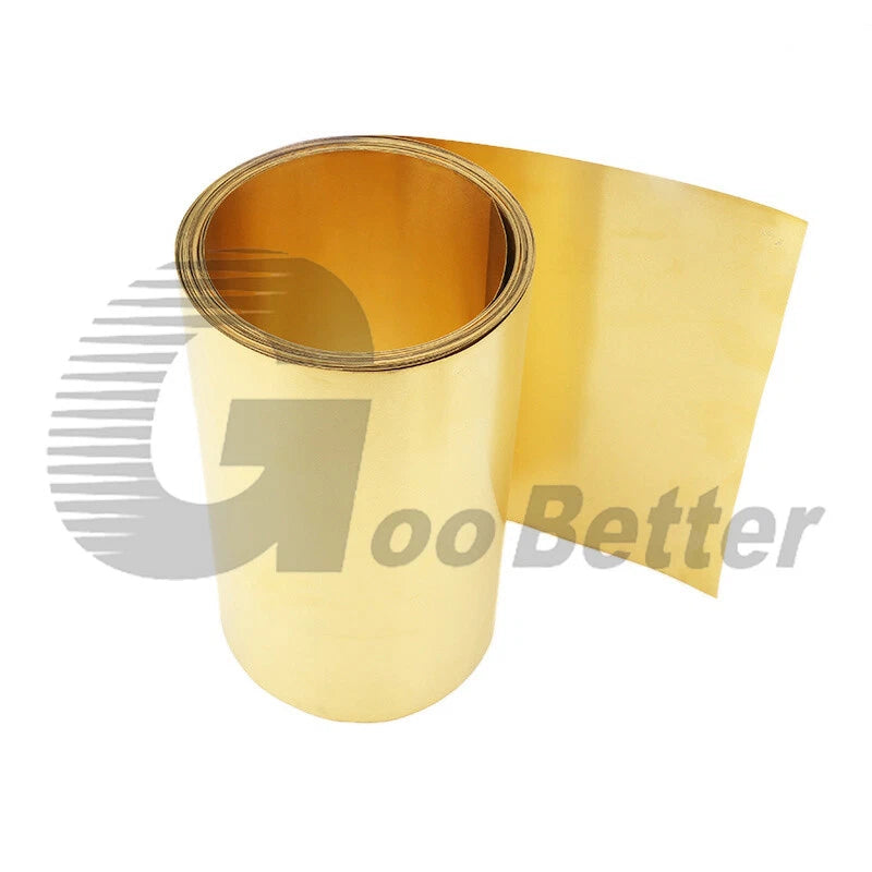 0.5m Brass Sheet Foil Plate Brass Strip Coil Thickness 0.1mm-1mm Breadth 200mm