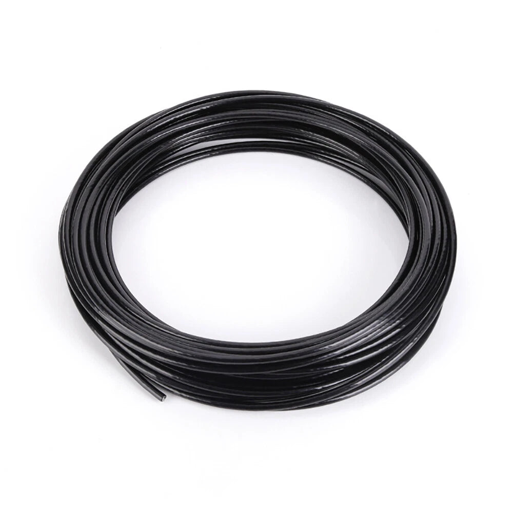 304 Stainless Steel Wire Rope Metal Cable Rigging Black PVC Plastic Coated 1-6mm