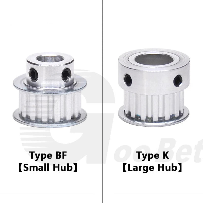 XL 3/8" Timing Belt Drive Pulley 10 - 40 Tooth Bore 4-25mm With Hub Extra Light