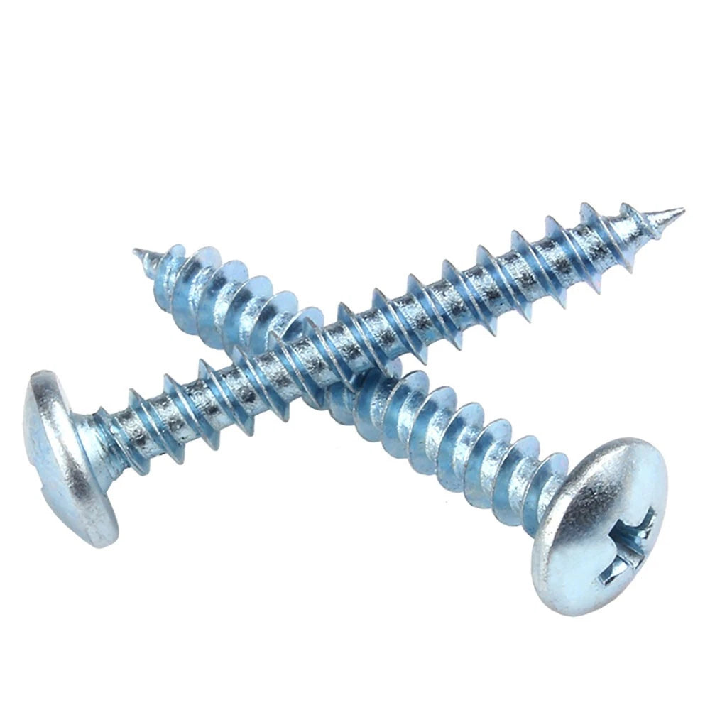 M3 M4 M5 M6 Pan Head Self Tapping Screws – Zinc Plated Carbon Steel